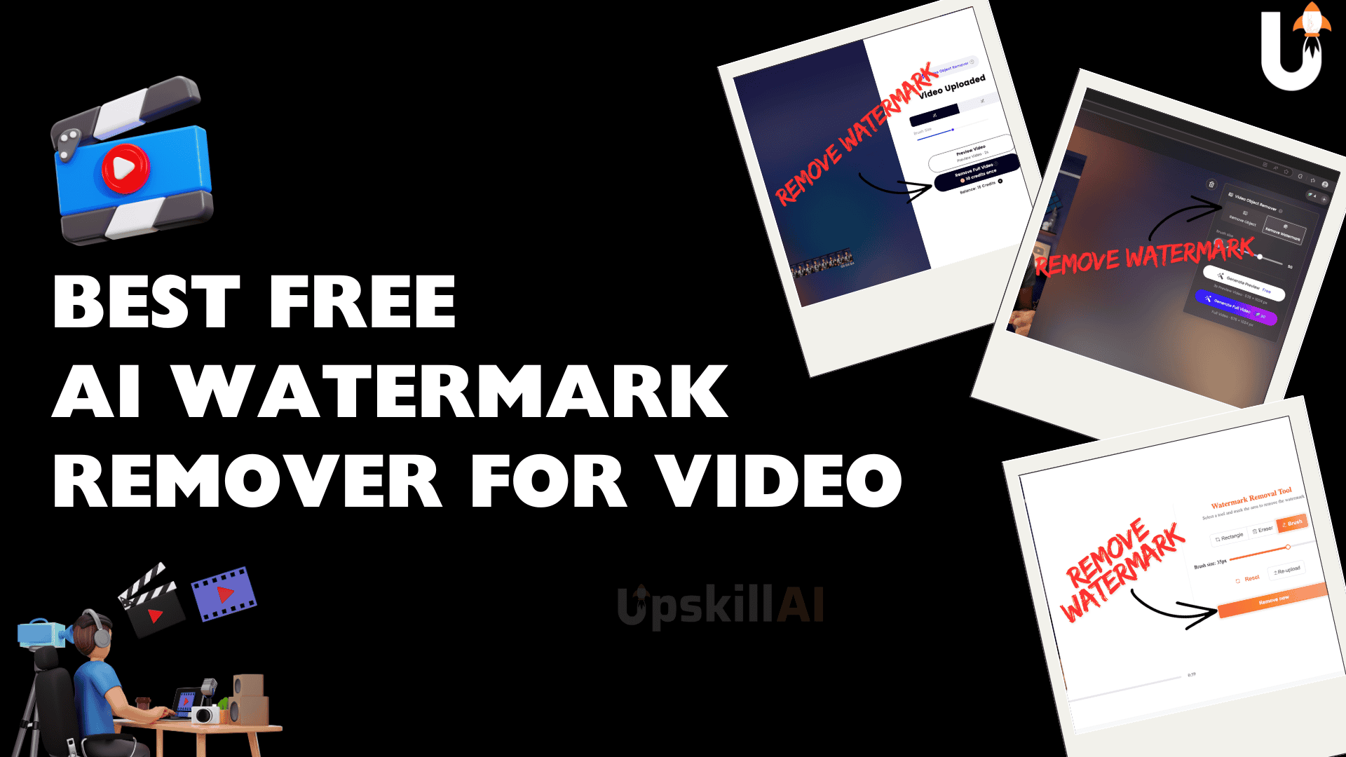 Best FREE AI Watermark Remover For Video